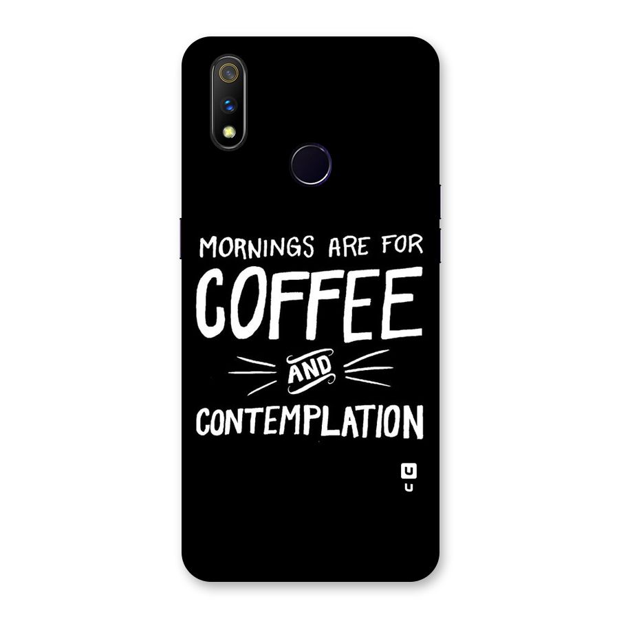 Coffee And Contemplation Back Case for Realme 3 Pro