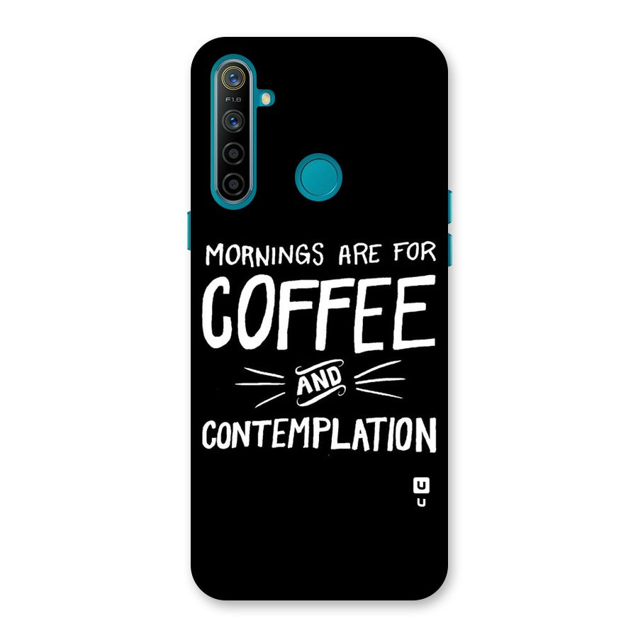Coffee And Contemplation Back Case for Realme 5i