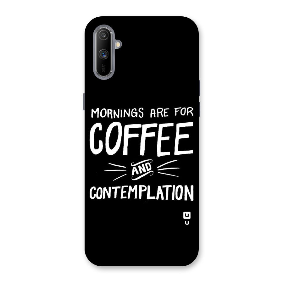 Coffee And Contemplation Back Case for Realme C3