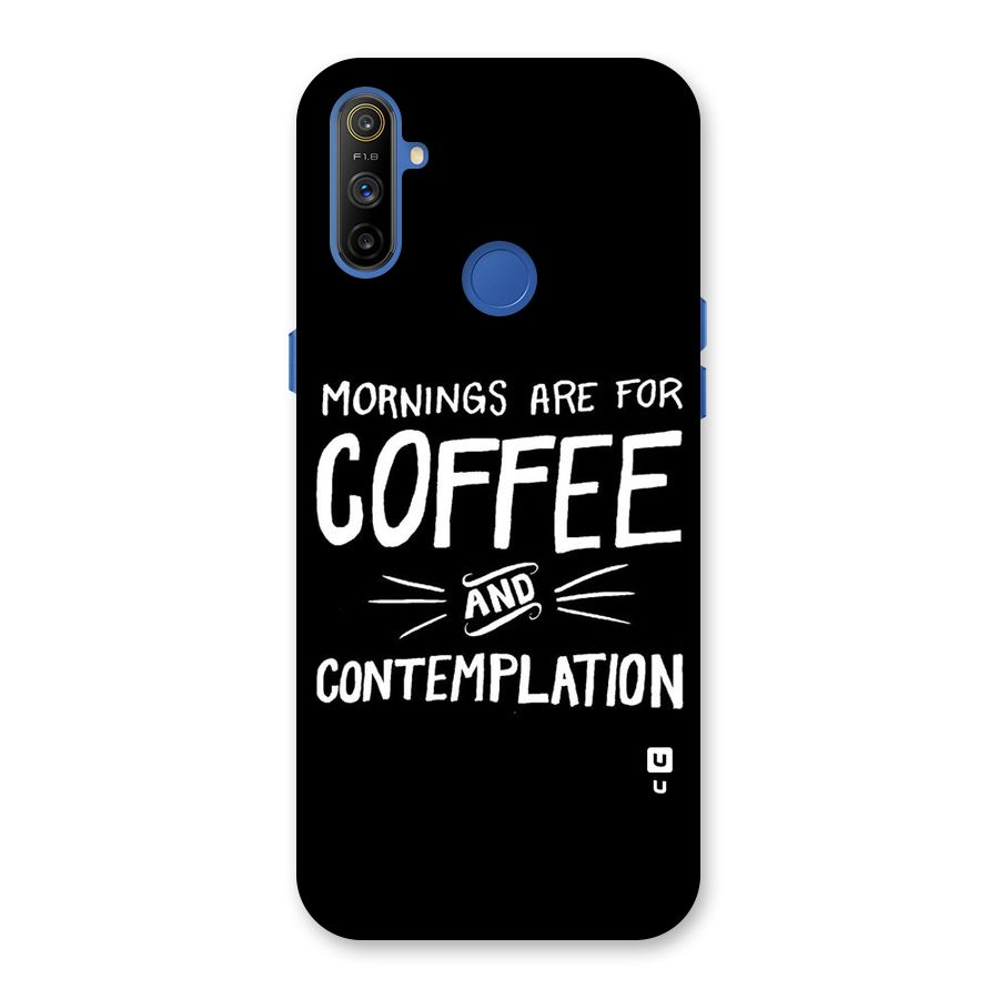 Coffee And Contemplation Back Case for Realme Narzo 10A