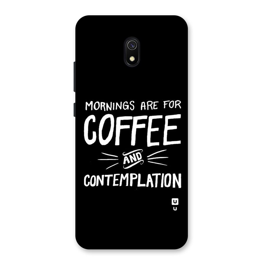 Coffee And Contemplation Back Case for Redmi 8A