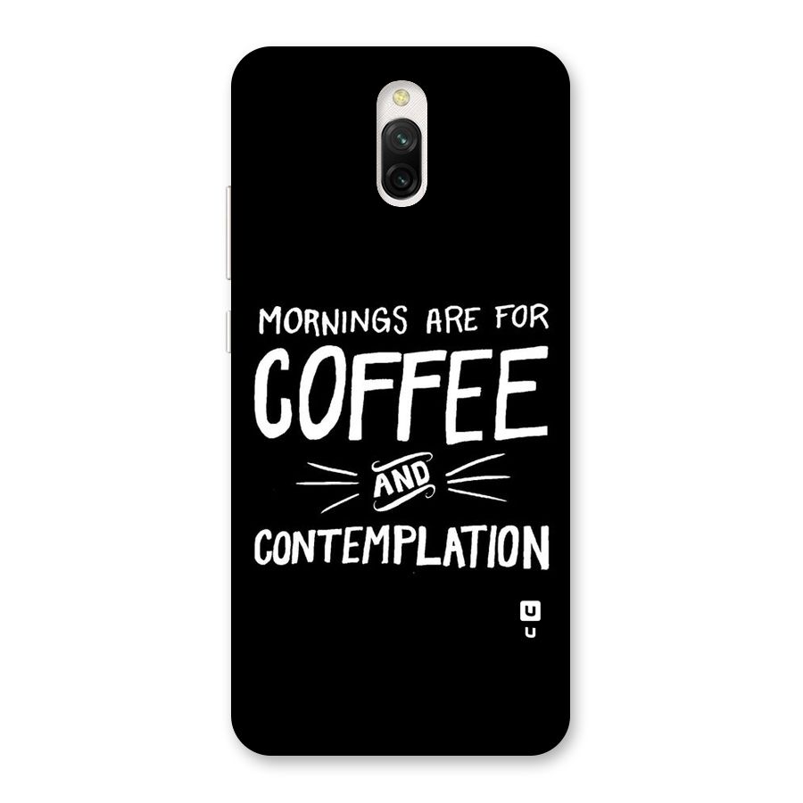 Coffee And Contemplation Back Case for Redmi 8A Dual