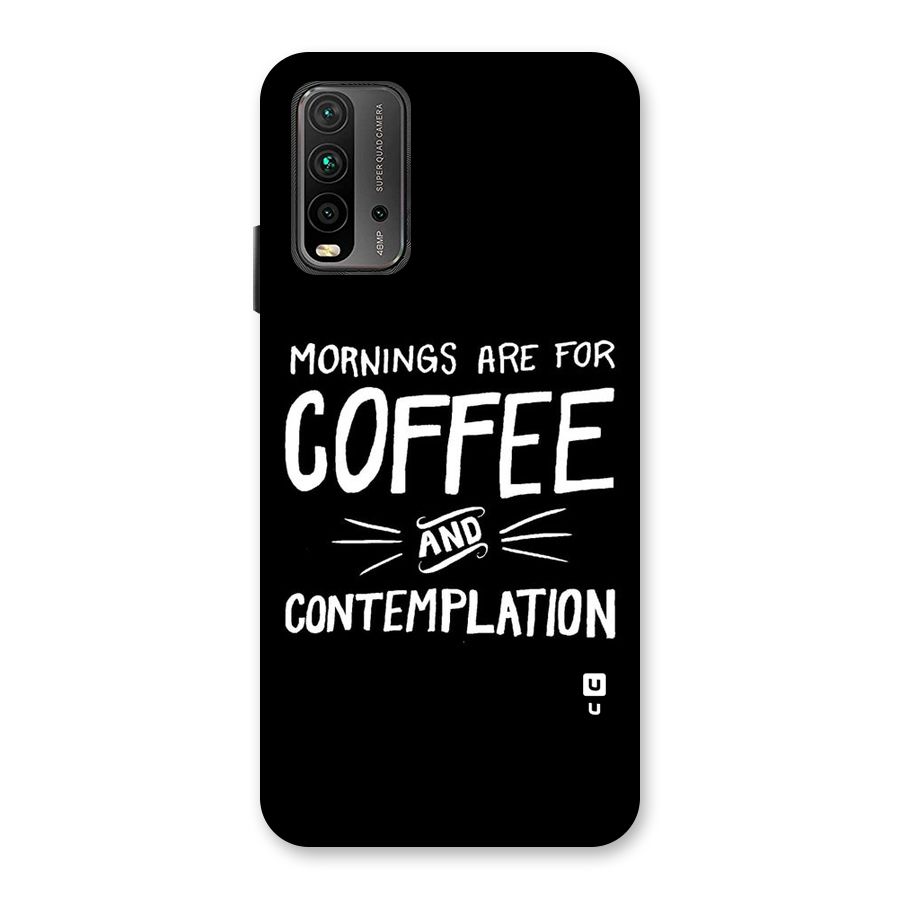 Coffee And Contemplation Back Case for Redmi 9 Power