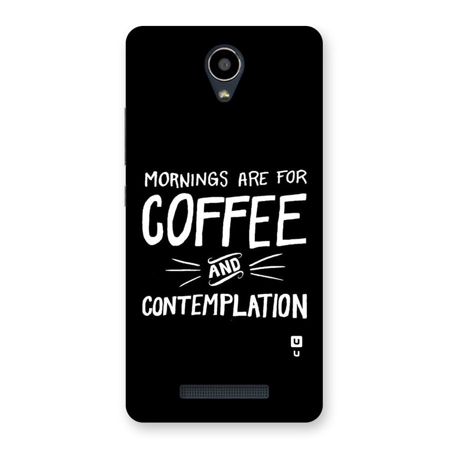 Coffee And Contemplation Back Case for Redmi Note 2