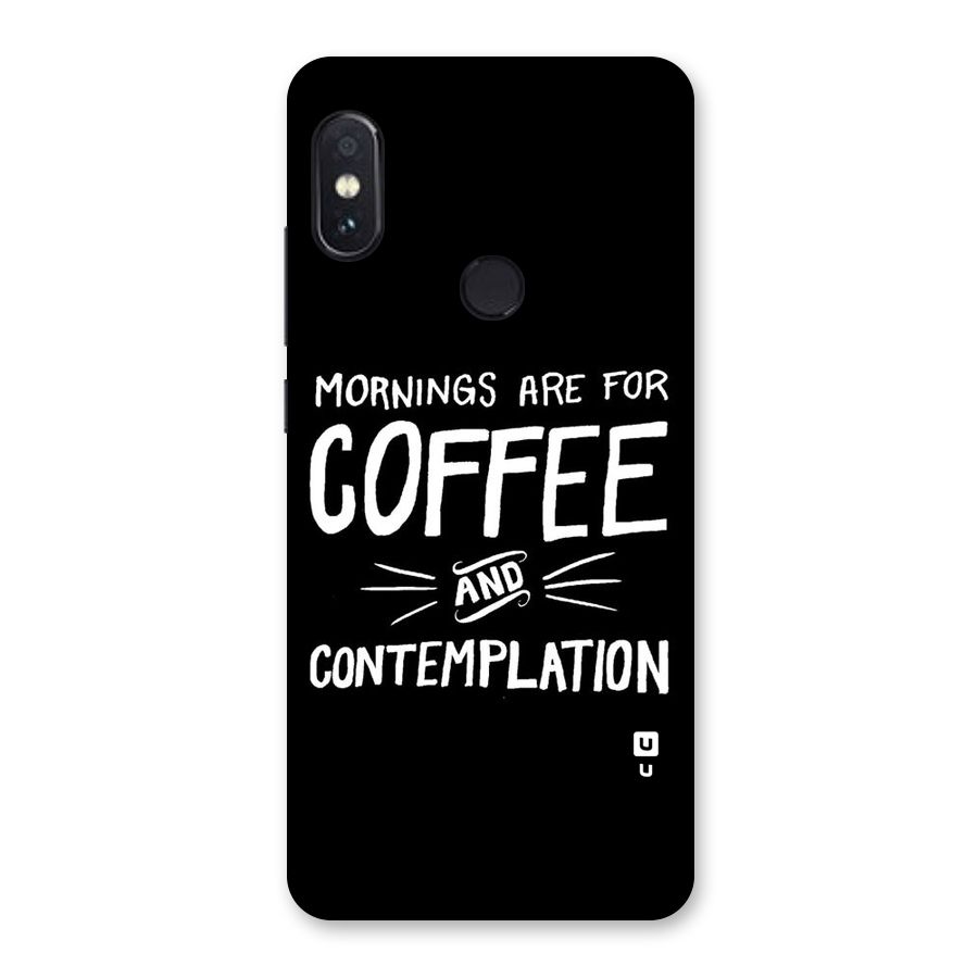 Coffee And Contemplation Back Case for Redmi Note 5 Pro