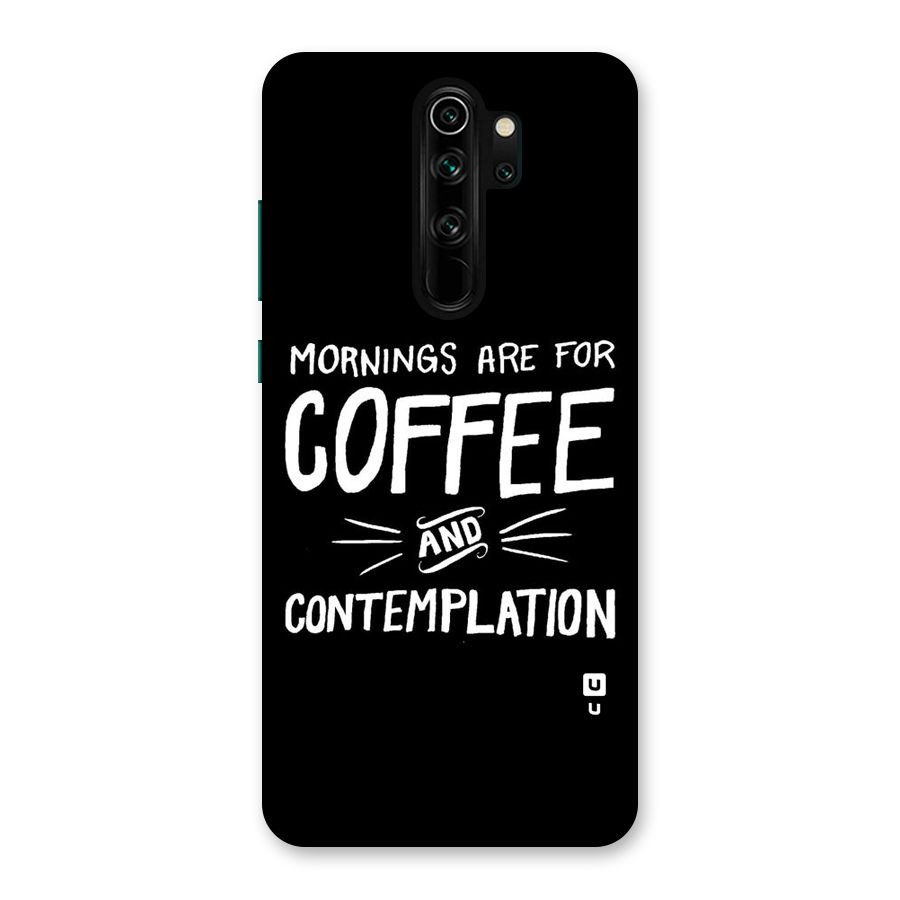 Coffee And Contemplation Back Case for Redmi Note 8 Pro
