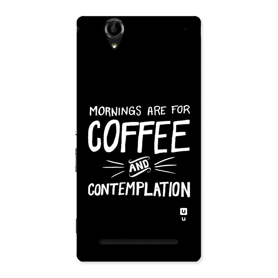 Coffee And Contemplation Back Case for Sony Xperia T2