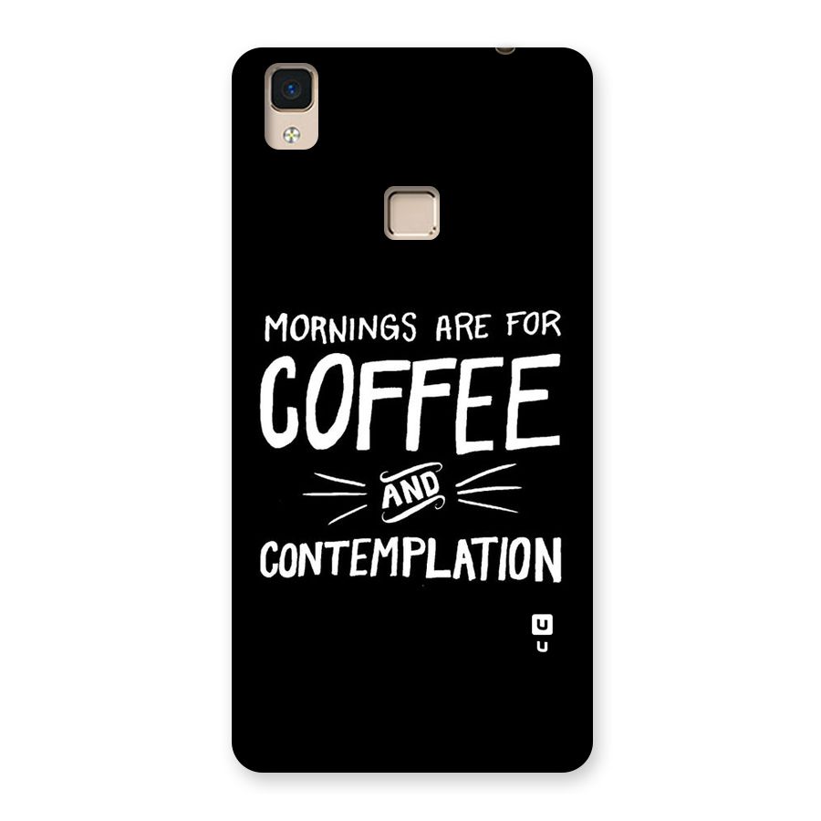 Coffee And Contemplation Back Case for V3 Max