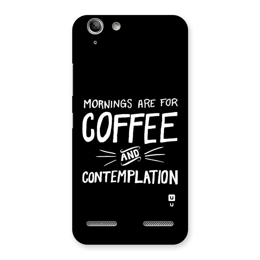 Coffee And Contemplation Back Case for Vibe K5