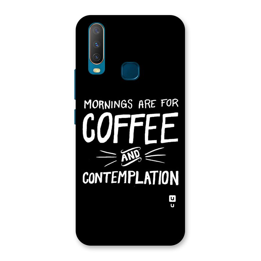 Coffee And Contemplation Back Case for Vivo U10