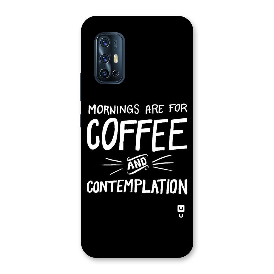 Coffee And Contemplation Back Case for Vivo V17