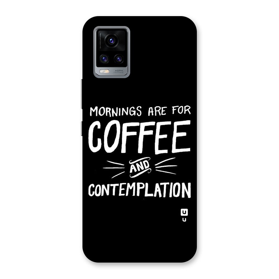 Coffee And Contemplation Back Case for Vivo V20