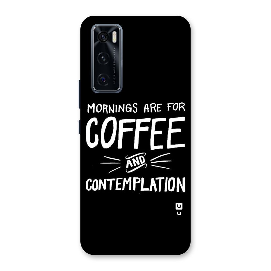 Coffee And Contemplation Back Case for Vivo V20 SE