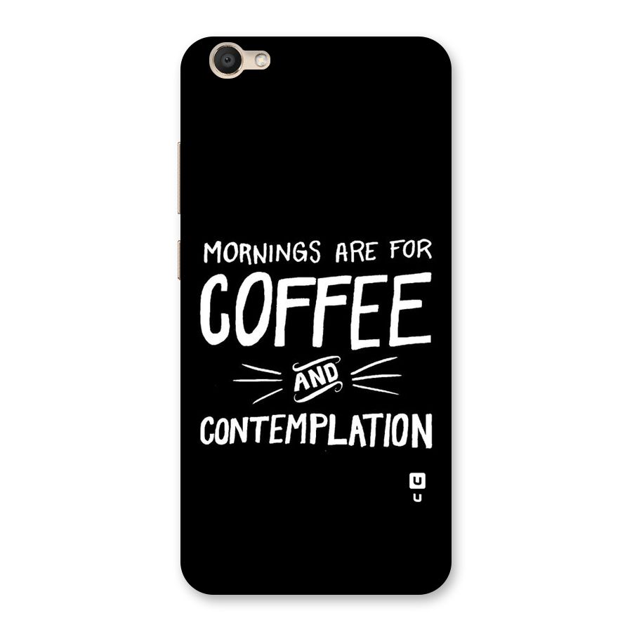 Coffee And Contemplation Back Case for Vivo V5