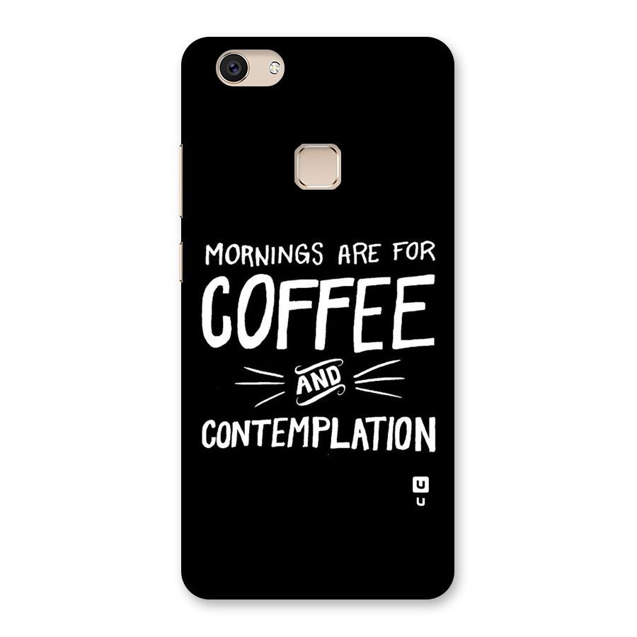 Coffee And Contemplation Back Case for Vivo V7