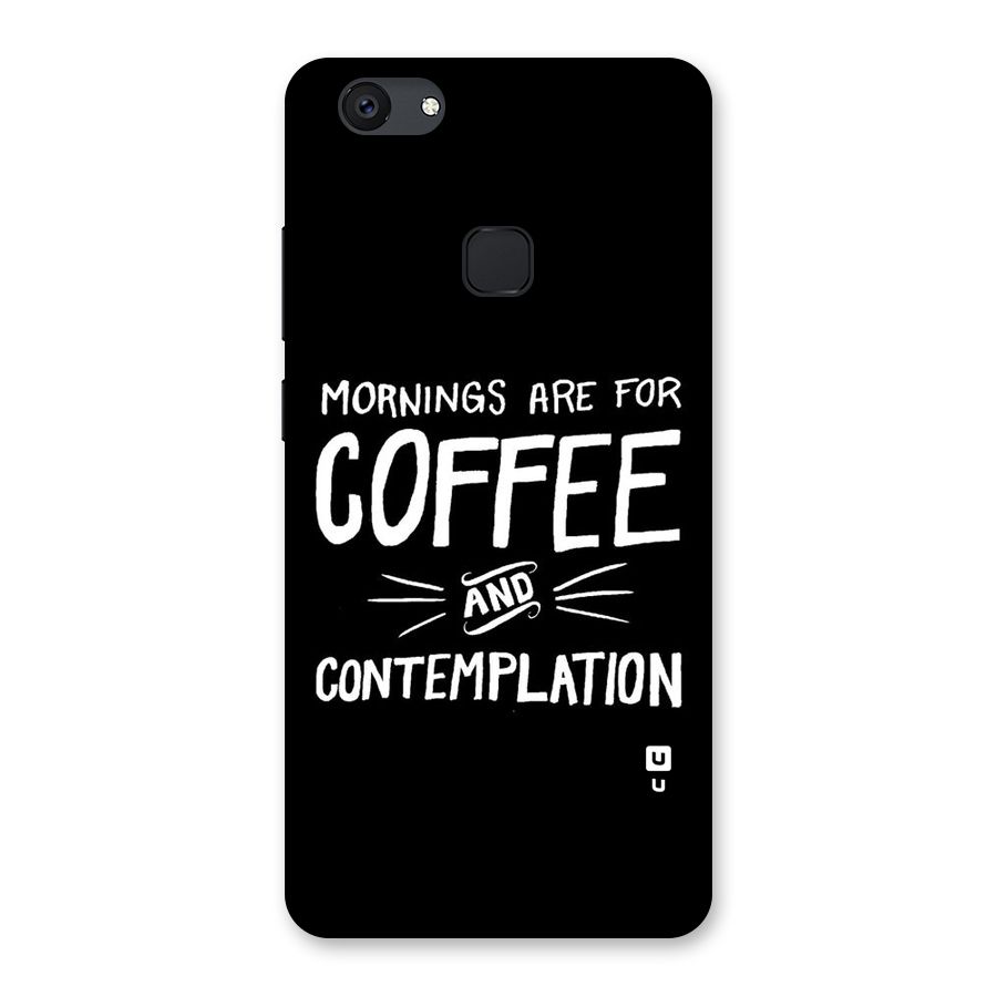 Coffee And Contemplation Back Case for Vivo V7 Plus