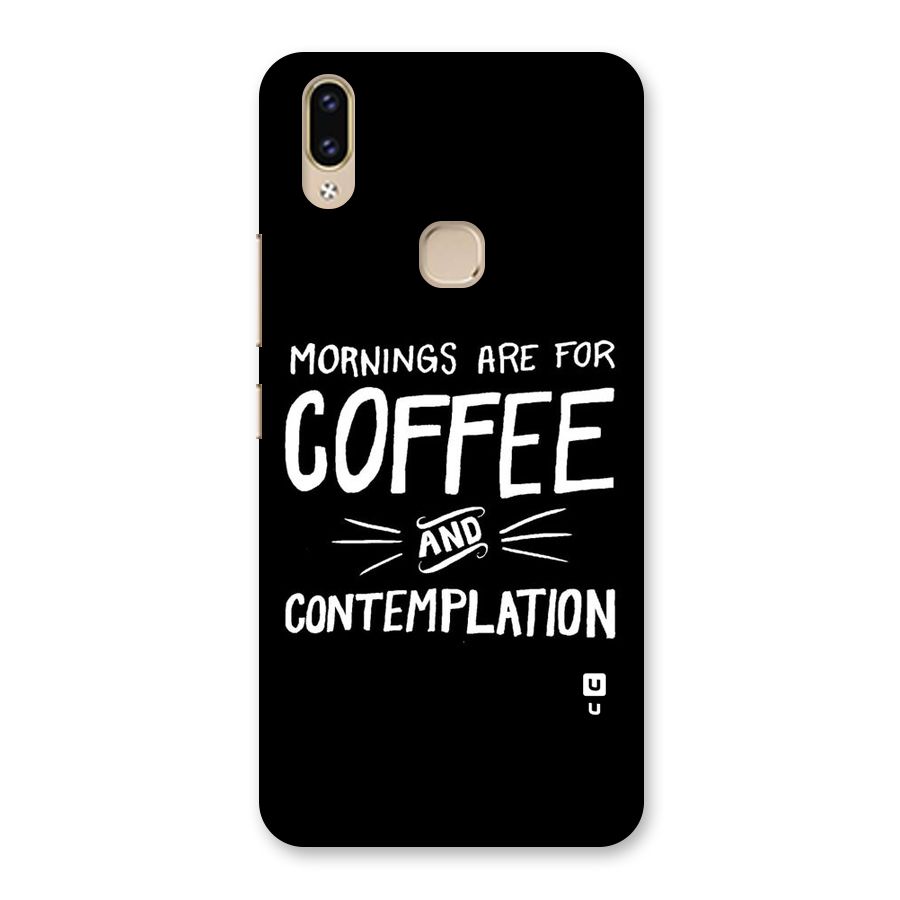 Coffee And Contemplation Back Case for Vivo V9 Youth