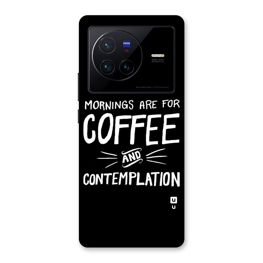 Coffee And Contemplation Back Case for Vivo X80
