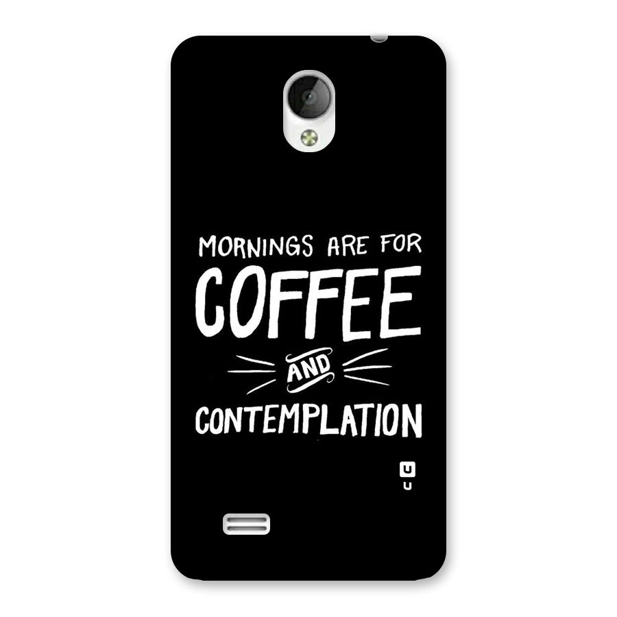 Coffee And Contemplation Back Case for Vivo Y21