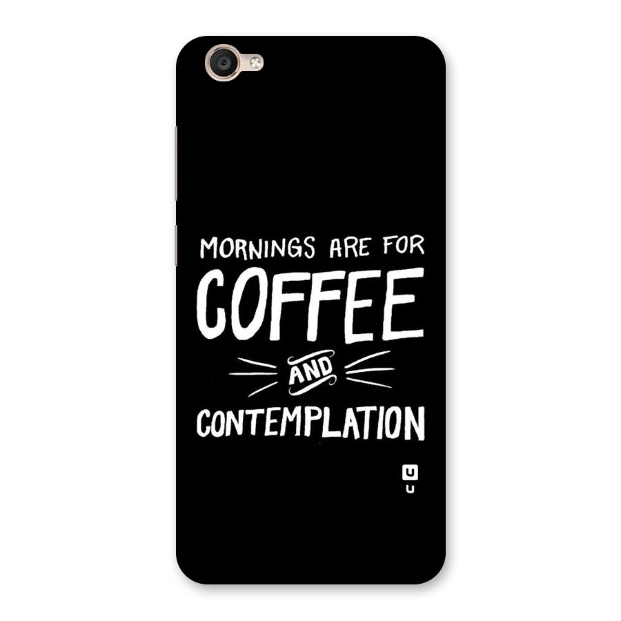 Coffee And Contemplation Back Case for Vivo Y55s