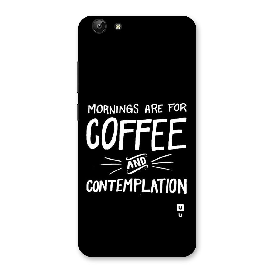 Coffee And Contemplation Back Case for Vivo Y69