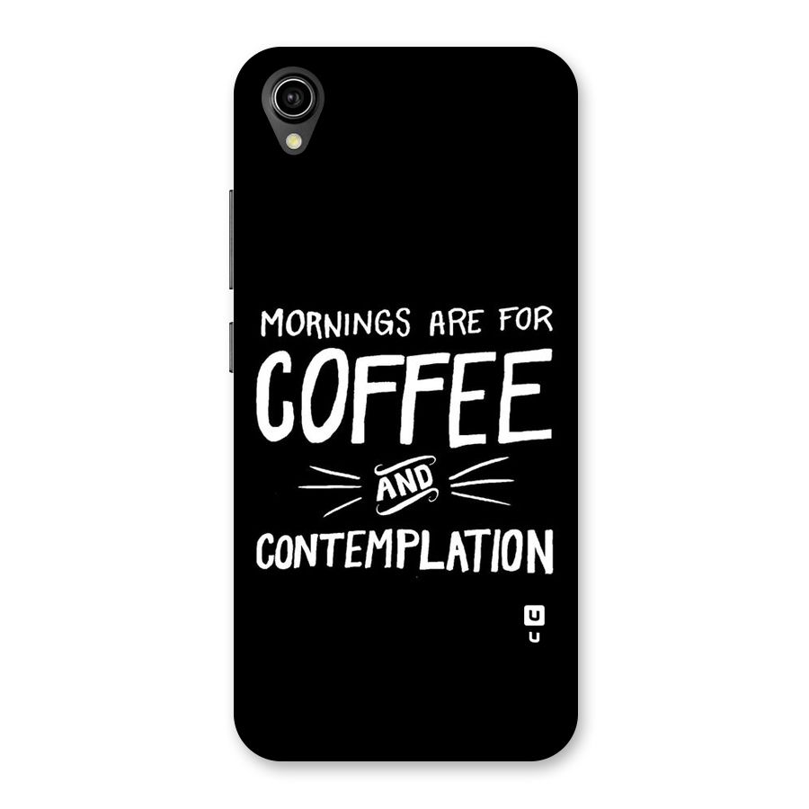 Coffee And Contemplation Back Case for Vivo Y90