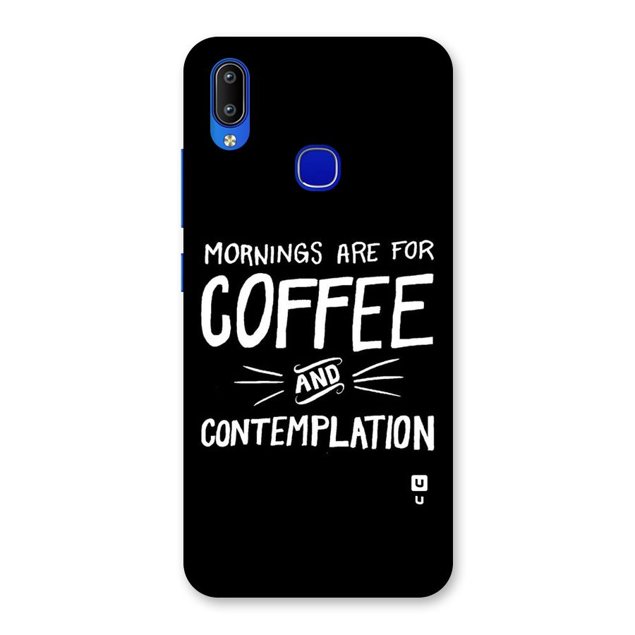 Coffee And Contemplation Back Case for Vivo Y91