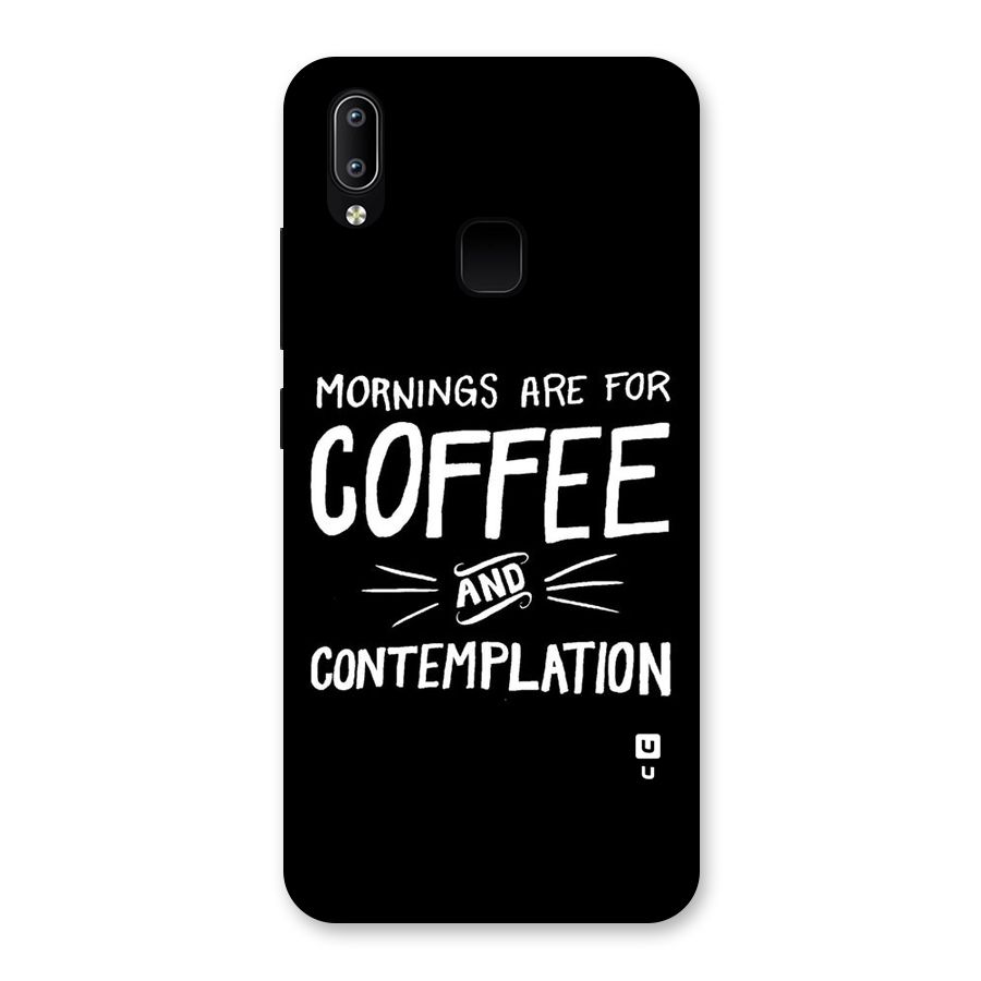 Coffee And Contemplation Back Case for Vivo Y93