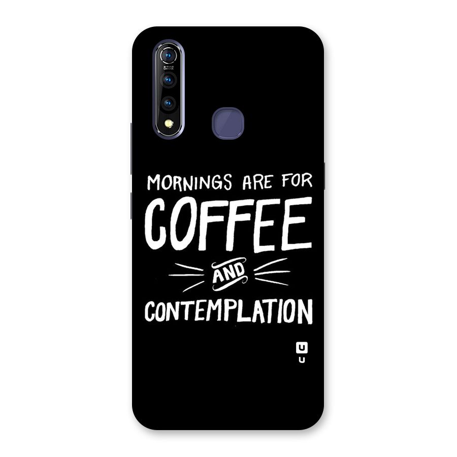 Coffee And Contemplation Back Case for Vivo Z1 Pro