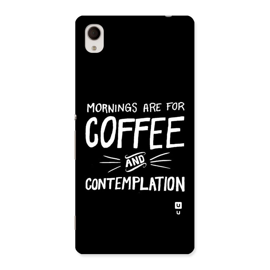 Coffee And Contemplation Back Case for Xperia M4 Aqua
