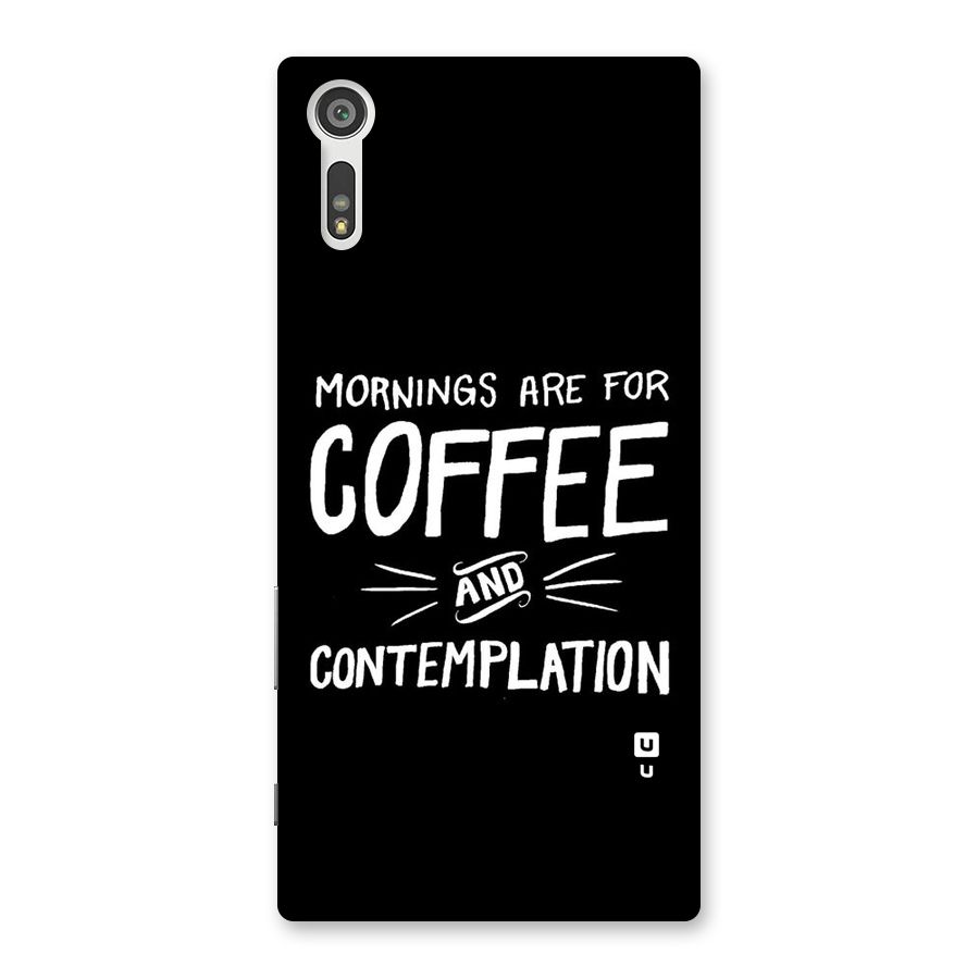 Coffee And Contemplation Back Case for Xperia XZ