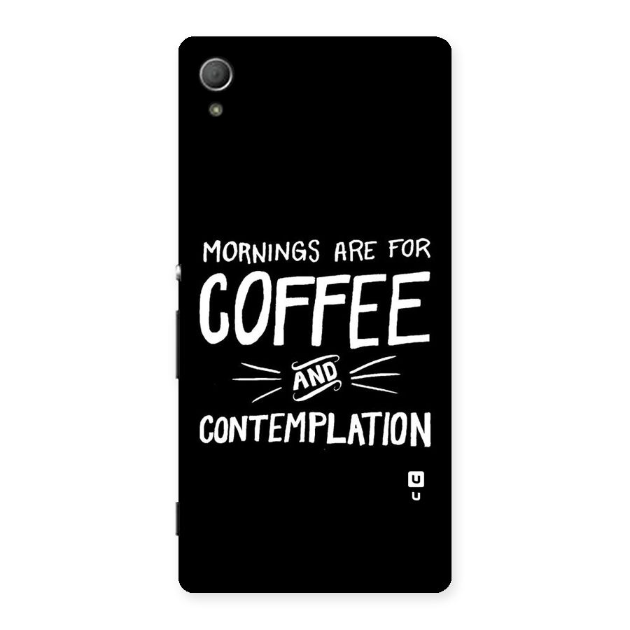 Coffee And Contemplation Back Case for Xperia Z3 Plus
