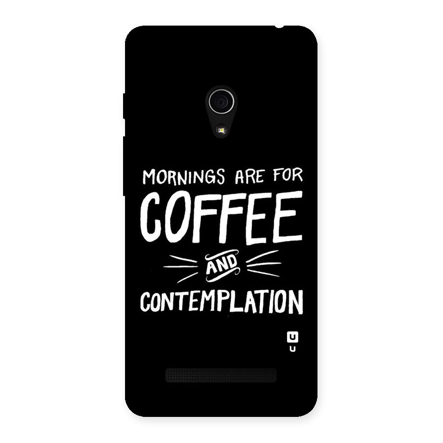 Coffee And Contemplation Back Case for Zenfone 5
