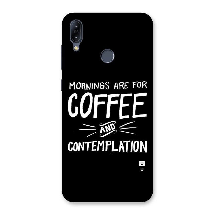 Coffee And Contemplation Back Case for Zenfone Max M2