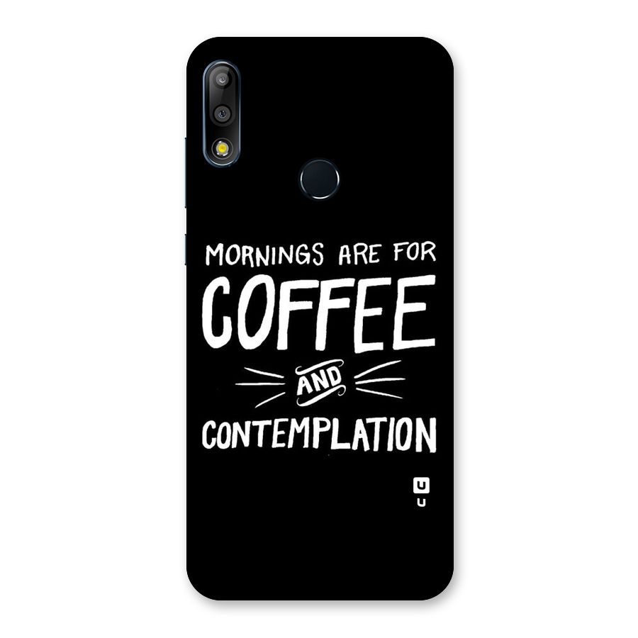 Coffee And Contemplation Back Case for Zenfone Max Pro M2