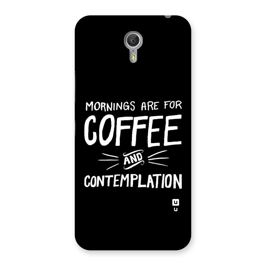 Coffee And Contemplation Back Case for Zuk Z1