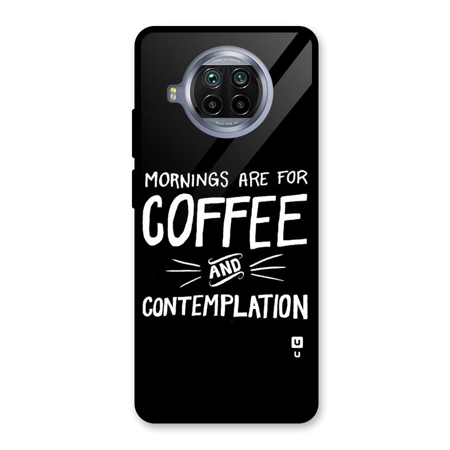 Coffee And Contemplation Glass Back Case for Mi 10i