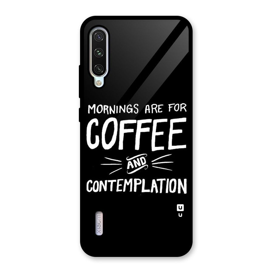 Coffee And Contemplation Glass Back Case for Mi A3