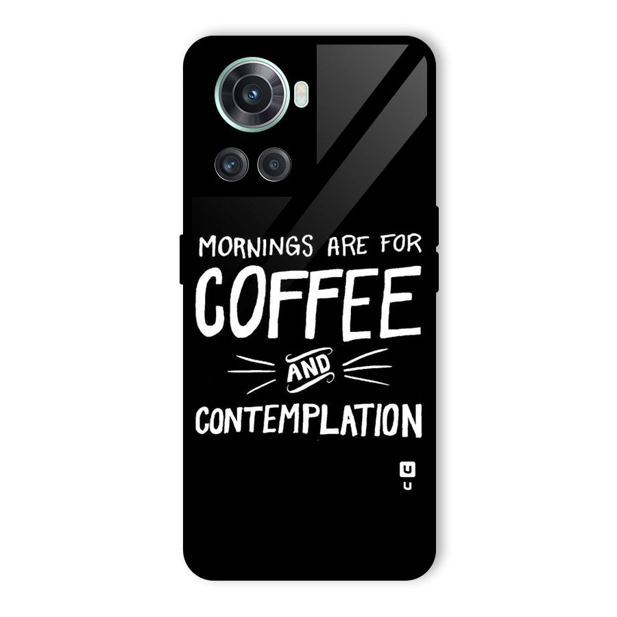 Coffee And Contemplation Glass Back Case for OnePlus 10R