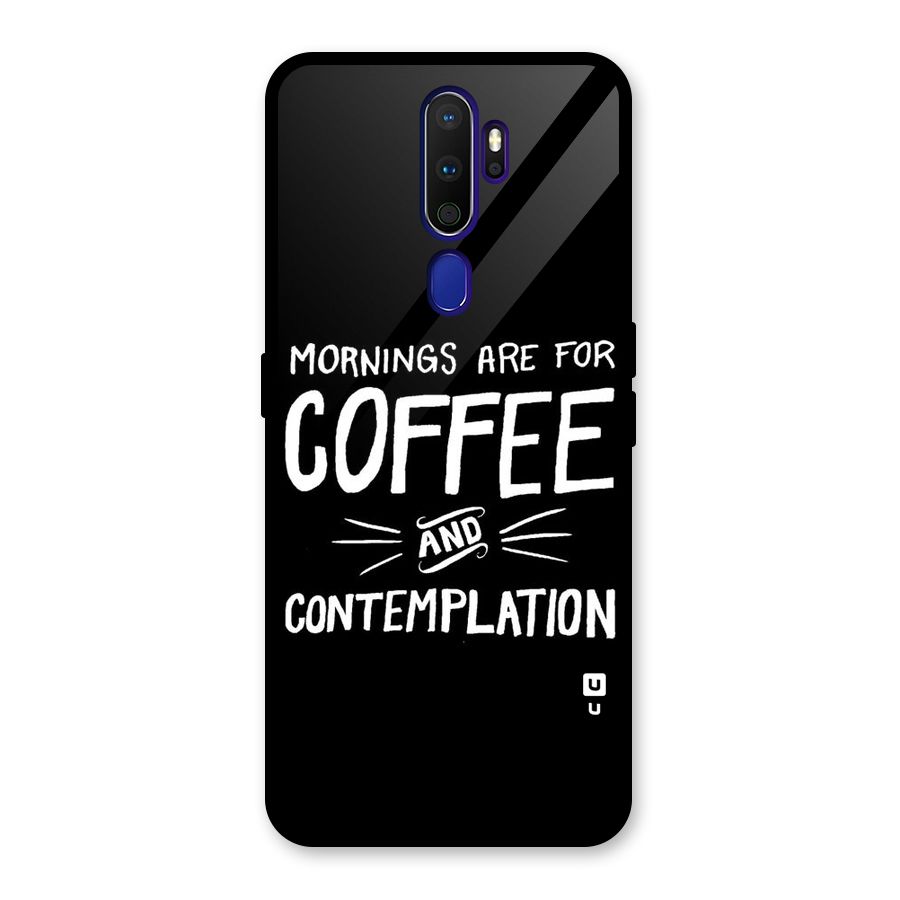 Coffee And Contemplation Glass Back Case for Oppo A9 (2020)