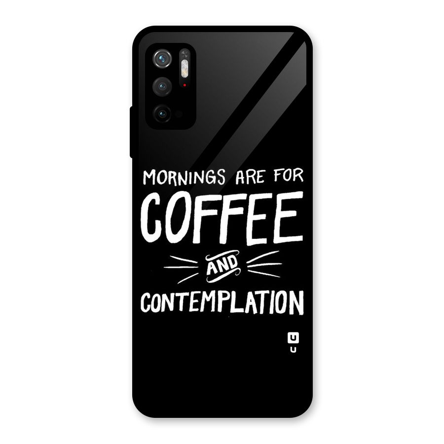 Coffee And Contemplation Glass Back Case for Poco M3 Pro 5G