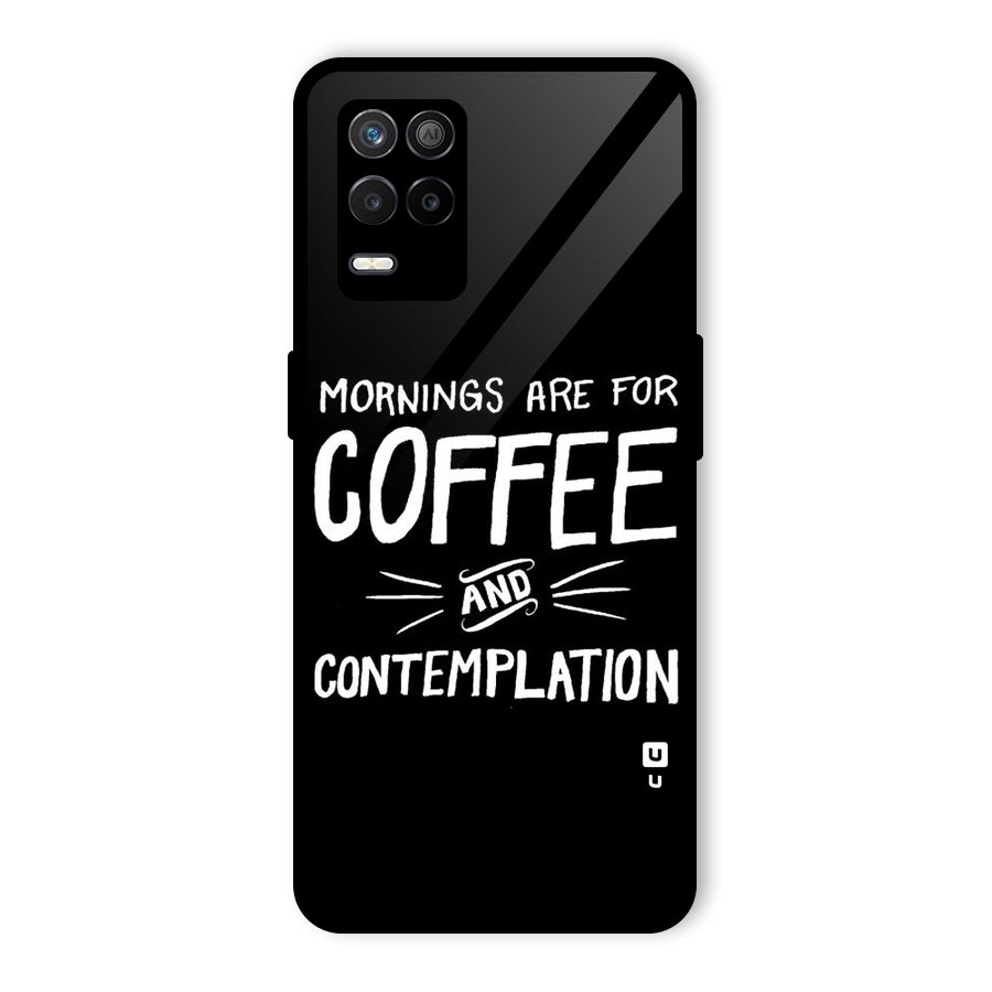 Coffee And Contemplation Glass Back Case for Realme 9 5G