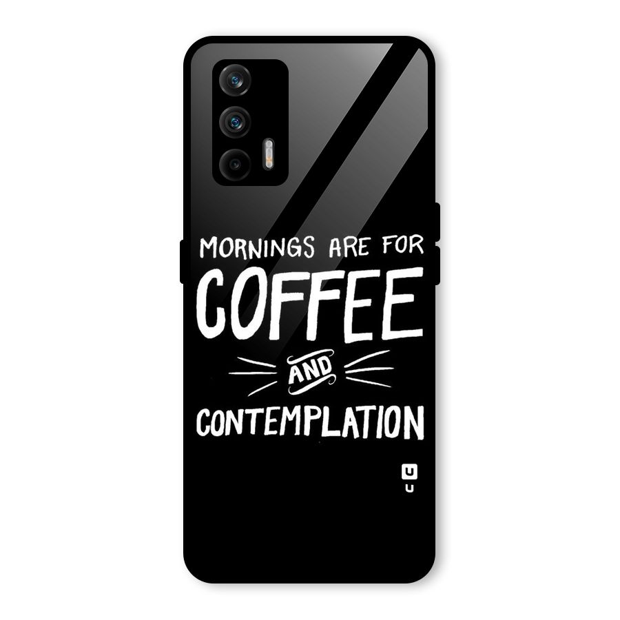 Coffee And Contemplation Glass Back Case for Realme GT 5G