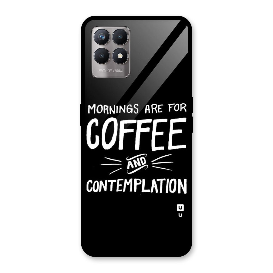 Coffee And Contemplation Glass Back Case for Realme Narzo 50