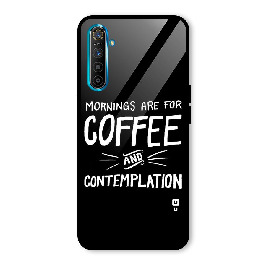Coffee And Contemplation Glass Back Case for Realme X2