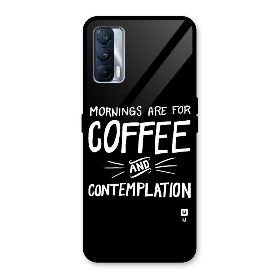 Coffee And Contemplation Glass Back Case for Realme X7
