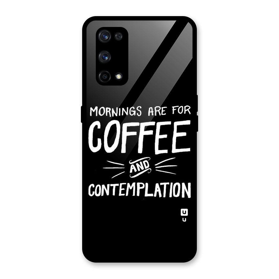 Coffee And Contemplation Glass Back Case for Realme X7 Pro