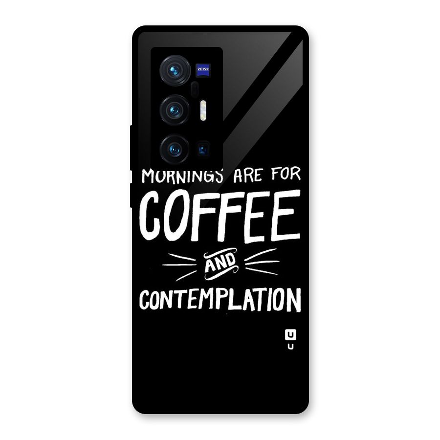 Coffee And Contemplation Glass Back Case for Vivo X70 Pro Plus