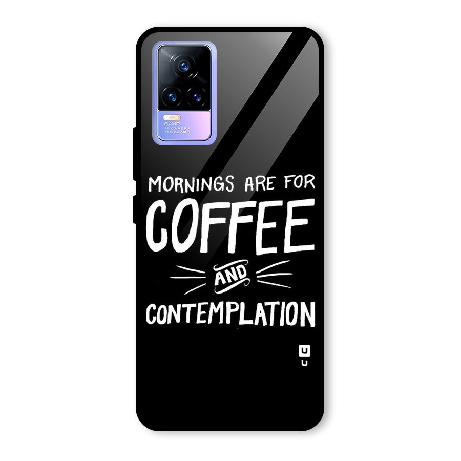 Coffee And Contemplation Glass Back Case for Vivo Y73