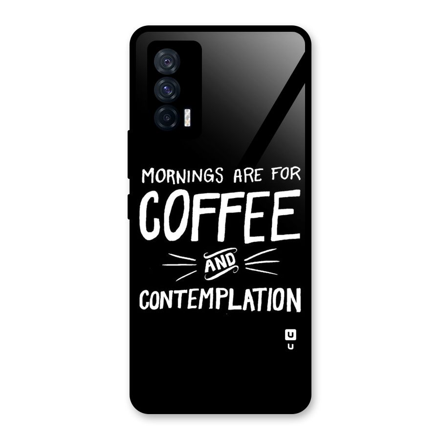Coffee And Contemplation Glass Back Case for Vivo iQOO 7 5G